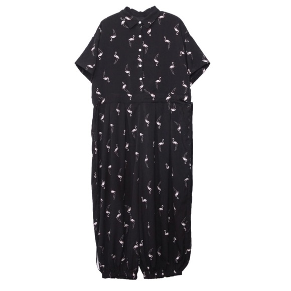 ‼️ FLASH SALE The JOLSON Baggy Flamingo Jumpsuit - Picture 4 of 6